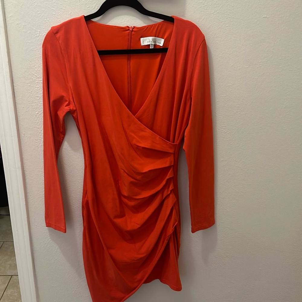 Beautiful red/orange dress!